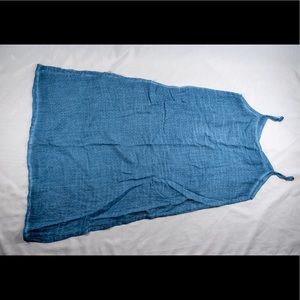 Basic chambray midi dress